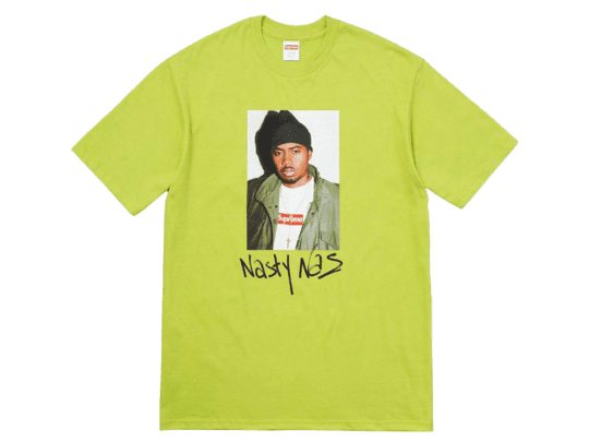 Supreme Nas T-Shirt Lime HDG.sales